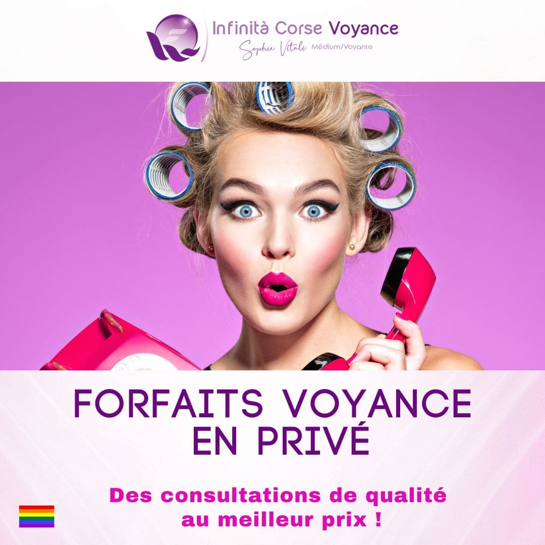 Consultation de voyance par téléphone en privé sérieuse et de qualité avec Sophie Vitali et son équipe de médiums spirituels à partir de 1.50 € la minute - Conseils et prédictions sur votre site de rencontre spirituelle